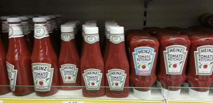 Evolution of Ketchup Packaging